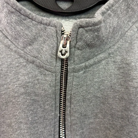 True Religion Women's Gray Cropped Jacket <<<262>>> - Picture 4 of 7